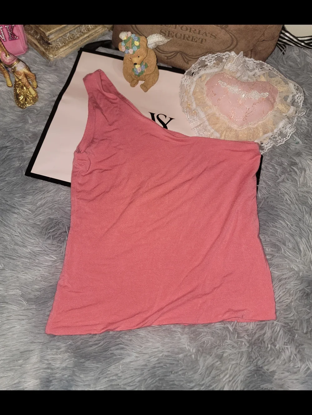 J Crew Pink Off Shoulder Modal Top Small